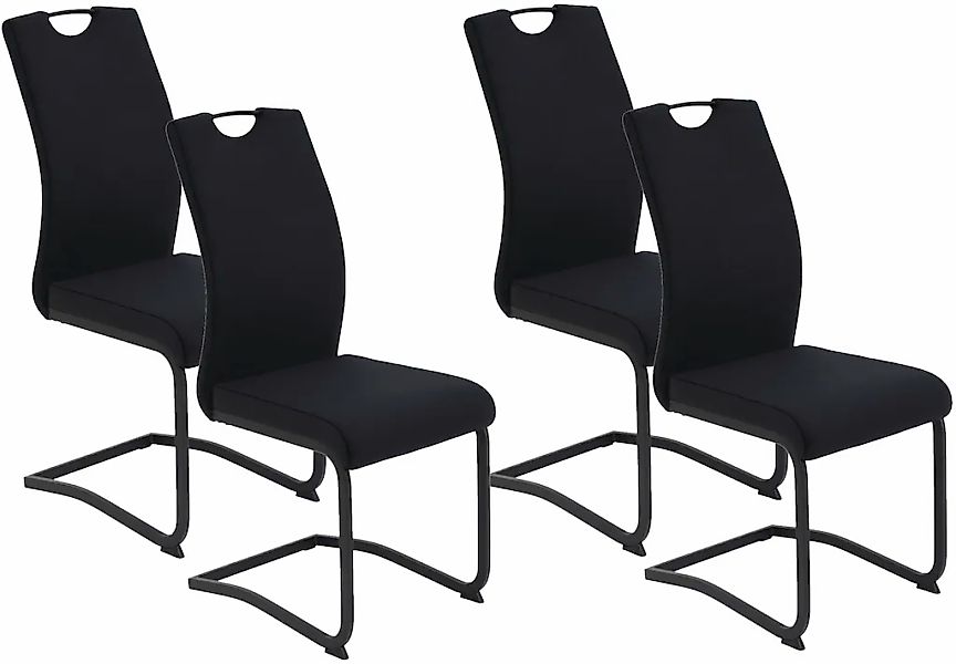 HELA Freischwinger "RIGA II", (Set), 4 St., Samt-Cord, Freischwinger,Vierka günstig online kaufen