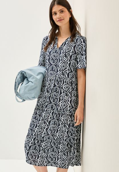 Cecil Midikleid Ohne Taschen mit allover Print günstig online kaufen