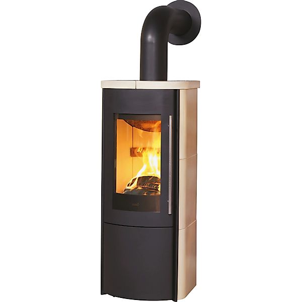 Hark Lova ECOplus Rua Kaminofen Ofenkacheln Creme 6 kW mit Automatik günstig online kaufen