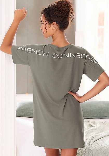 French Connection Nachthemd (1-teilig) mit großem Logoprint auf dem Rücken günstig online kaufen