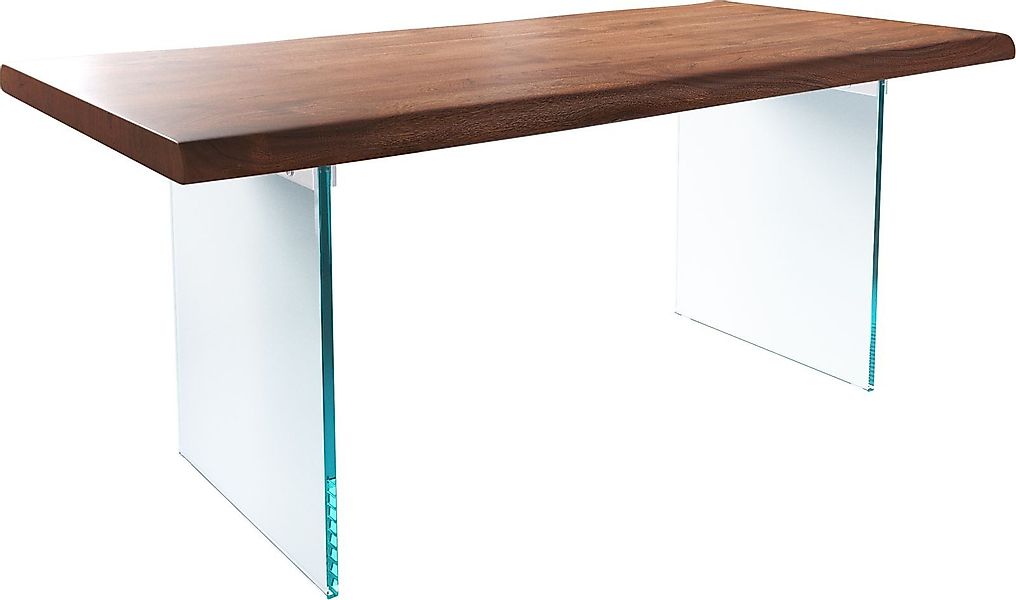 DELIFE Esstisch Edge, Akazie Braun 180x90 günstig online kaufen