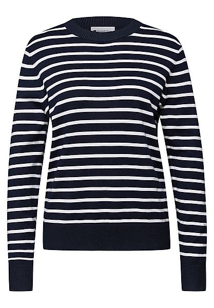 STREET ONE Strickpullover LTD QR_ basic sweater stripes günstig online kaufen