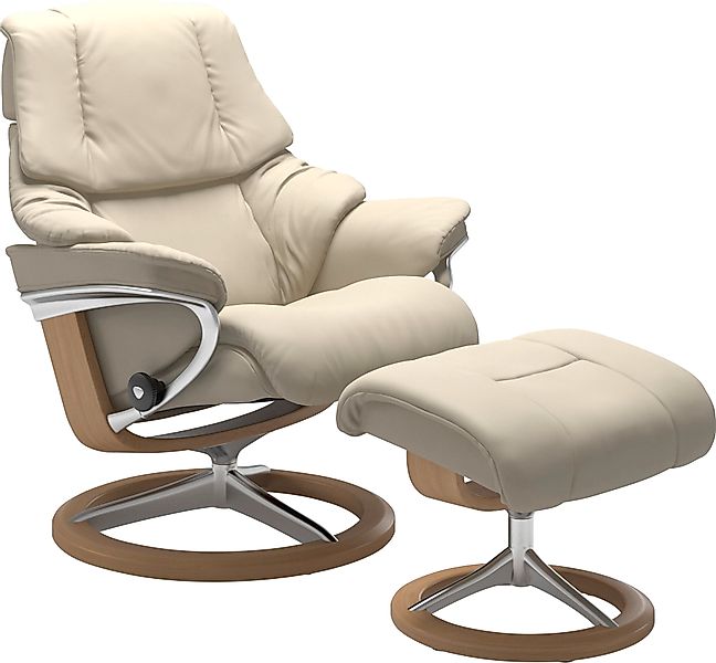 Stressless® Relaxsessel »Reno«, (Set, Relaxsessel mit Hocker), mit Hocker, günstig online kaufen