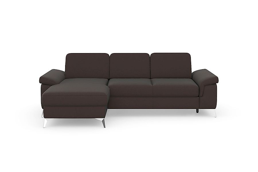 sit&more Ecksofa »Padua L-Form« inklusive Sitztiefenverstellung, Armteilfun günstig online kaufen