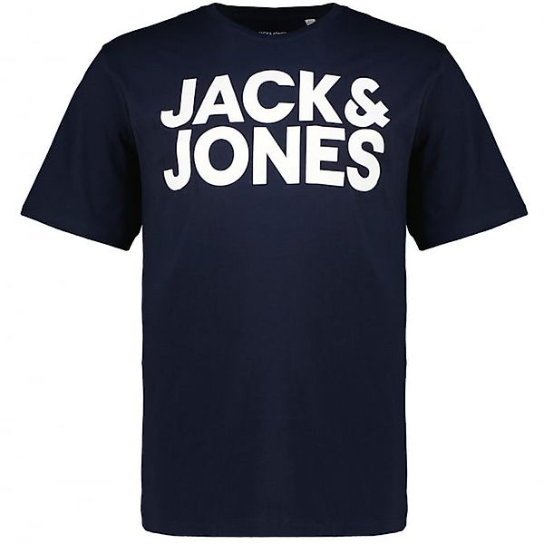 Jack & Jones Herren Rundhals T-Shirt JJECORP LOGO - Regular Fit Plussize günstig online kaufen