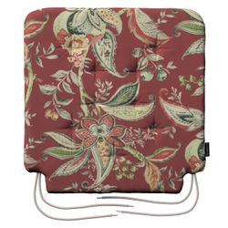 Stuhlkissen Christoph mit Bindeschnur, rot, 42 x 41 x 3,5 cm, Gardenia (142 günstig online kaufen