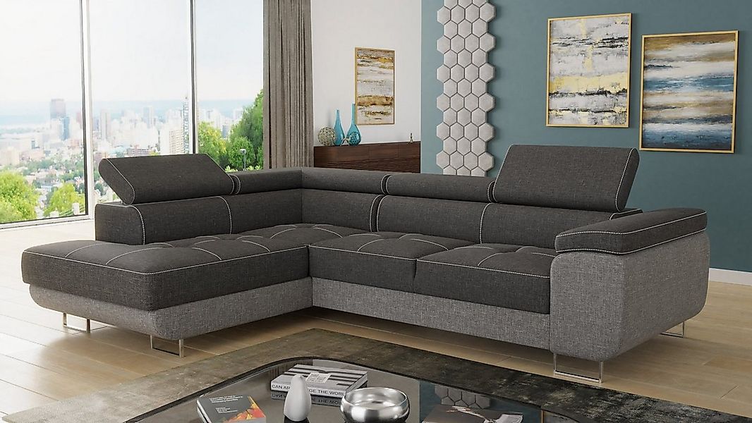 Sofnet Ecksofa Caris, mit Schlaffunktion und Bettkasten, Wohnlandschaft mit günstig online kaufen