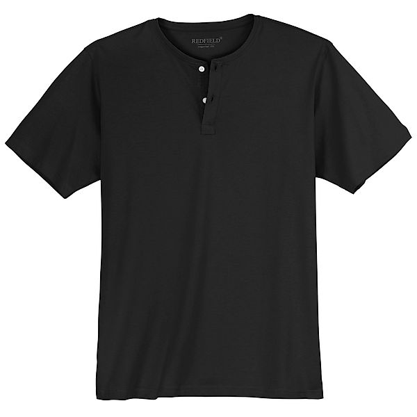 redfield Rundhalsshirt Redfield T-Shirt schwarz mit günstig online kaufen