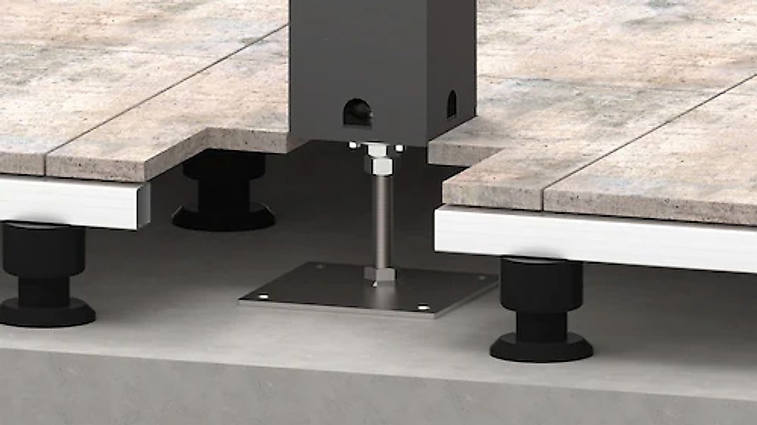 Biohort Bodenplatte »für Pergolen, höhenverstellbar, verschiedene Farben« günstig online kaufen