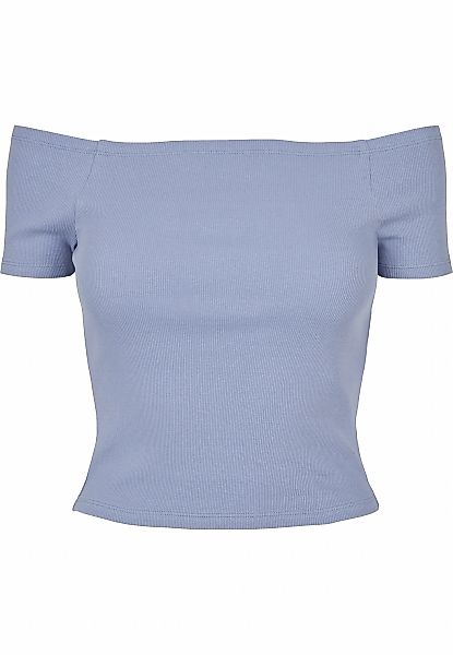 URBAN CLASSICS T-Shirt "Urban Classics Damen Ladies Off Shoulder Rib Tee" 1 günstig online kaufen