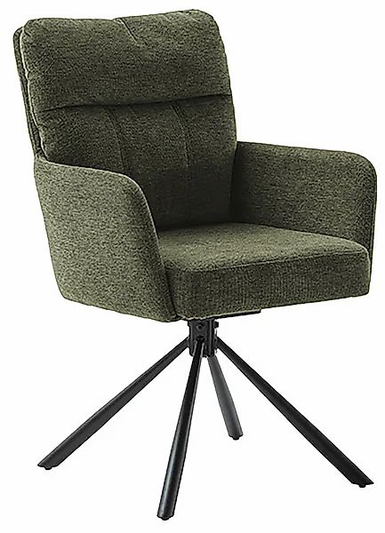 MCA furniture Esszimmerstuhl »UTICA« () (2er-Set), drehbar 180°, Taschenfed günstig online kaufen