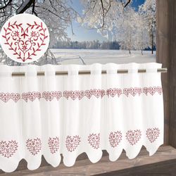Home affaire Scheibengardine "Bilten" Durchzuglöcher 1 Stk. tlg. günstig online kaufen