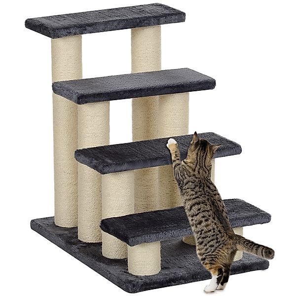 PawHut Kratzbaum Tiertreppe Katzentreppe Hundetreppe 4 günstig online kaufen