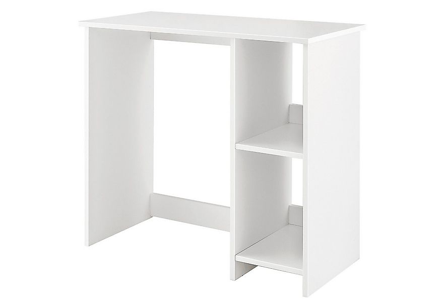 COSTWAY Schreibtisch, mit 2 Fächern, für kleine Räume, bis 130kg, 80x40x74c günstig online kaufen