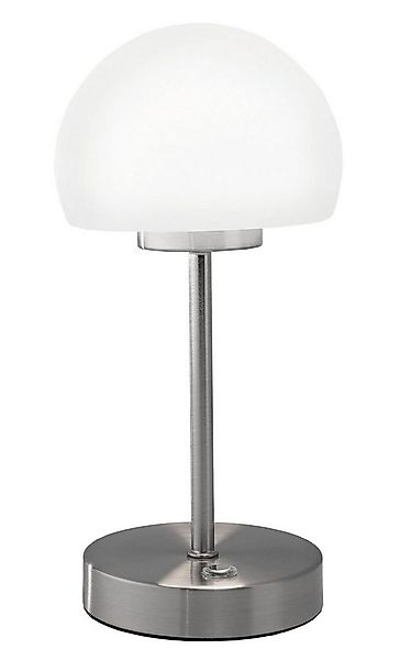 casa NOVA LED Tischleuchte Tischlampe CORBY, 1-flammig, H 29 cm, Silbergrau günstig online kaufen