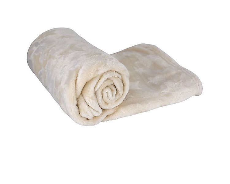 Wohndecke Couchdecke mit Herzen/Sternen 100 x 150 cm Flanell Wohndecke, VIV günstig online kaufen
