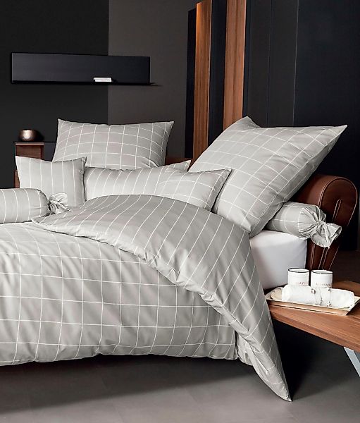 Janine Wendebettwäsche "modernclassic 39025" 2 Stk. tlg. mit Reißverschluss günstig online kaufen