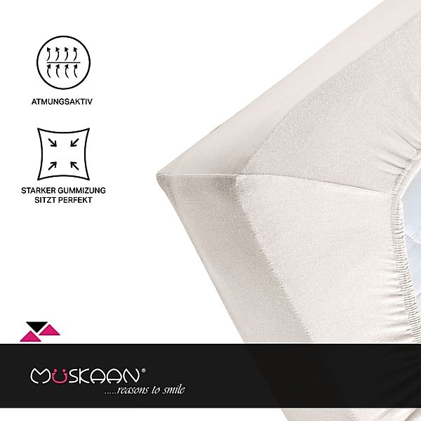 Müskaan Spannbettlaken 180x200 - 200x220 Boxspringbett günstig online kaufen