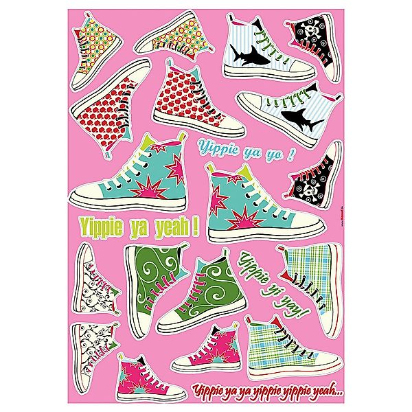 Komar Wandtattoo Sneakers  Sneakers B/L: ca. 50x70 cm günstig online kaufen