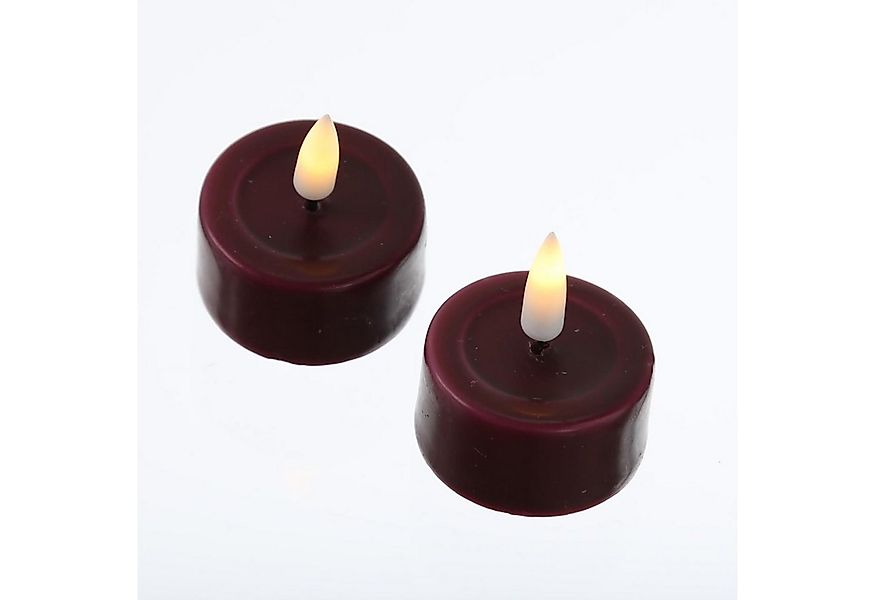 Deluxe Homeart LED-Kerze LED Teelichter Mia flackernd mit Batterien D:4,1cm günstig online kaufen