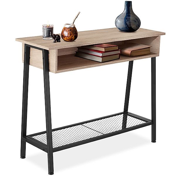 tectake Konsolentisch Beistelltisch Tralee 100x35x80,5cm (1-St., günstig online kaufen