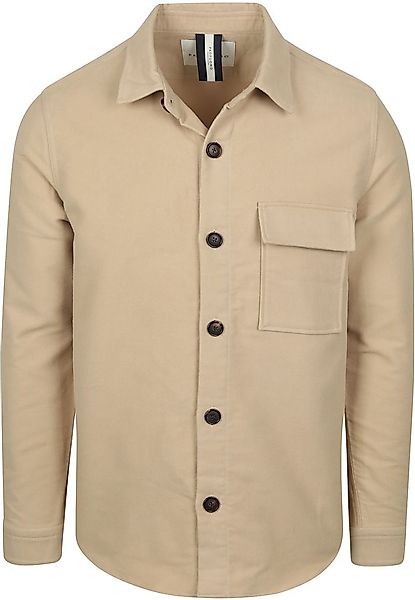 Profuomo Overshirt Moleskin Beige - Größe L günstig online kaufen