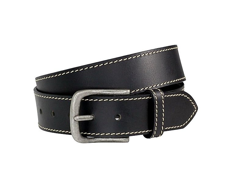 LINDENMANN Ledergürtel Ledergürtel LINDENMANN LM schwarz günstig online kaufen