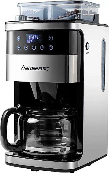 Hanseatic Kaffeemaschine mit Mahlwerk »HCMG105015SD«, 1,5 l Kaffeekanne, Pa günstig online kaufen