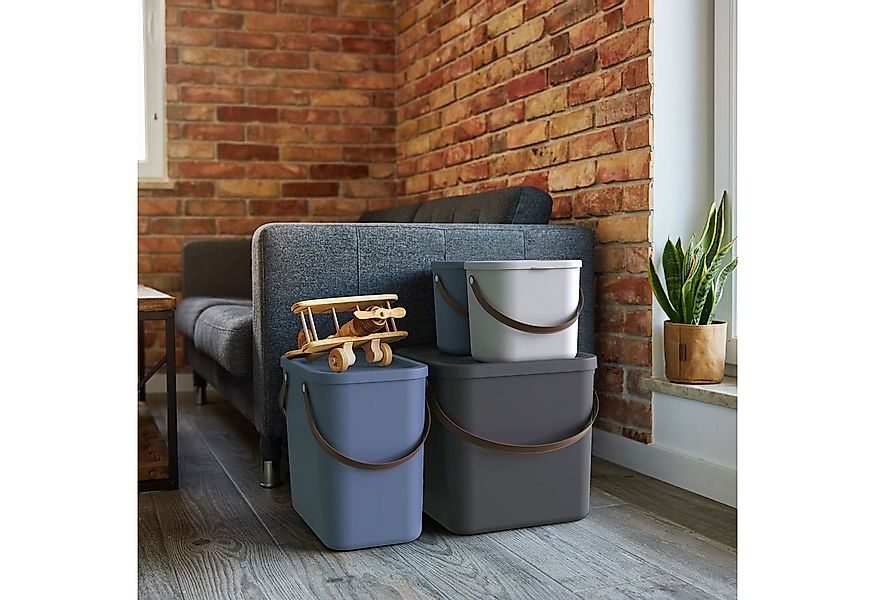 ROTHO Aufbewahrungsbox Albula Aufbewahrungsbox 40l mit Deckel, recyceltem K günstig online kaufen