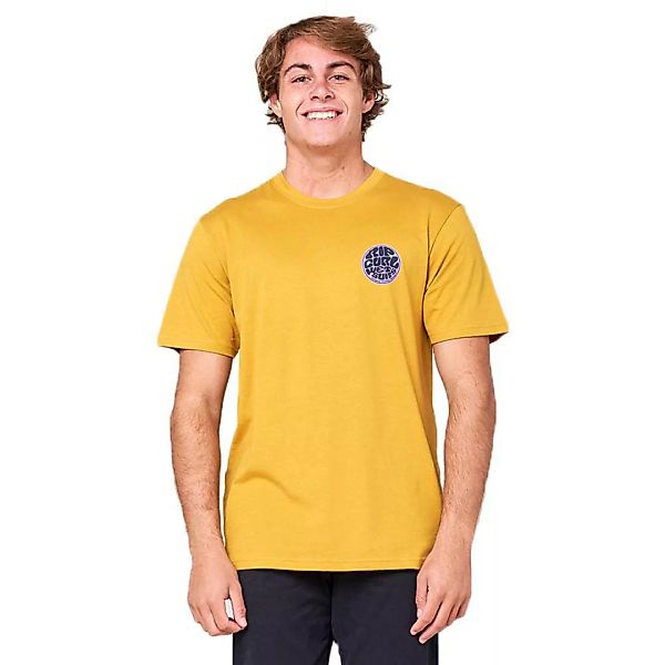 Rip Curl Passage Kurzärmeliges T-shirt XL Mustard günstig online kaufen