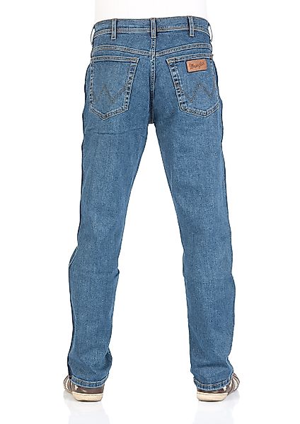 Wrangler Texas Stretch Herren Jeans - Regular Fit - Blue Black - Black Over günstig online kaufen