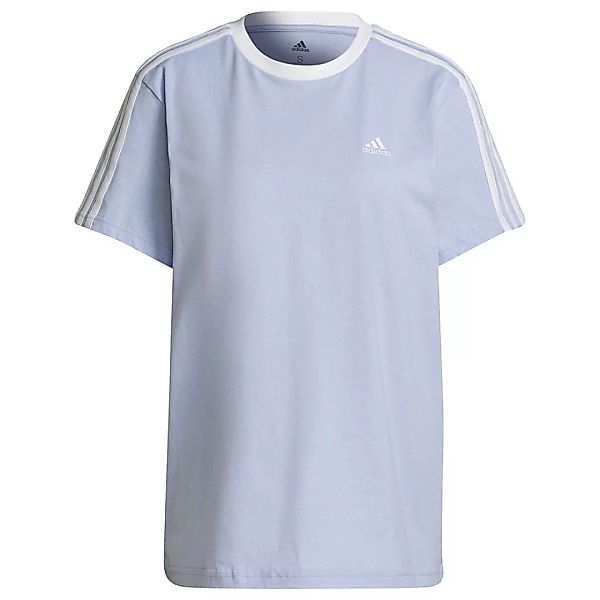 Adidas 3 Stripes Bf Kurzarm T-shirt S Violet Tone / White günstig online kaufen