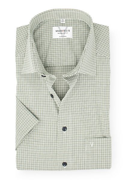 MARVELIS Kurzarmhemd Modern Fit normale, leicht günstig online kaufen
