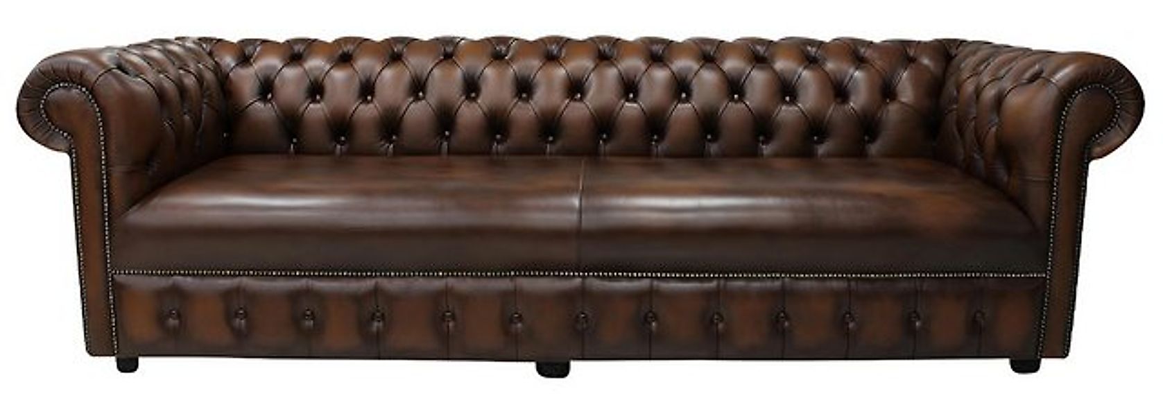 Xlmoebel Sofa Hochwertiges Luxus-Sofa im Chesterfield-Design mit Leder, Her günstig online kaufen