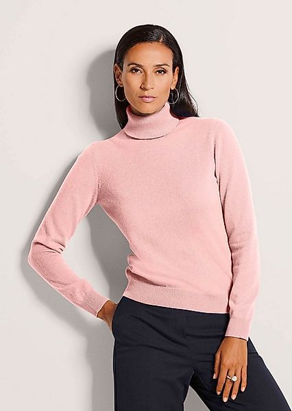 MADELEINE Strickpullover Zeitloser Strickpullover mit geripptem Rollkragen günstig online kaufen