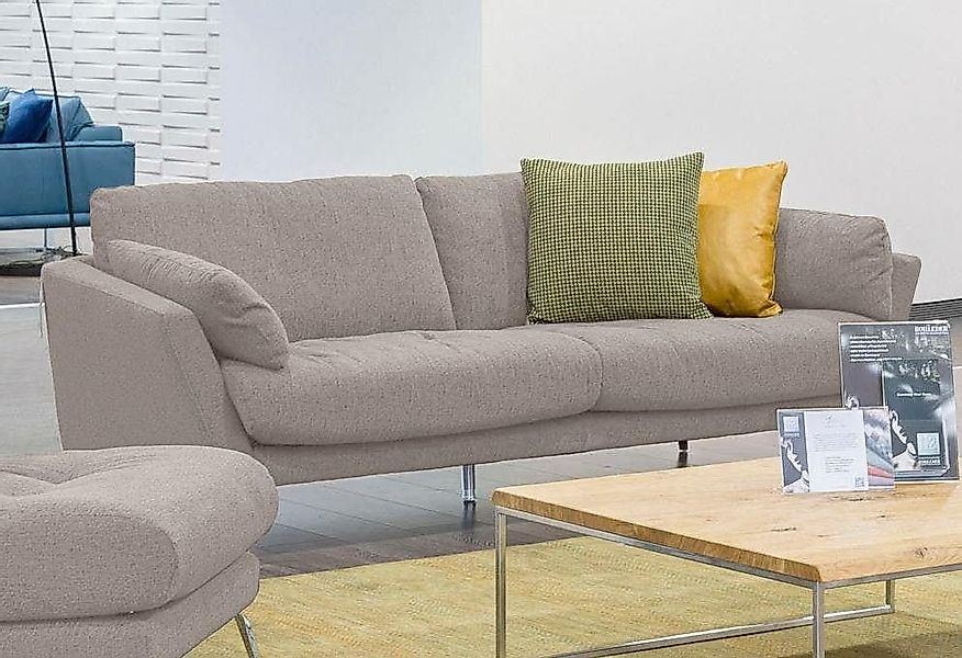 W.SCHILLIG 2,5-Sitzer "softy", mit dekorativer Heftung im Sitz, Füße Chrom günstig online kaufen