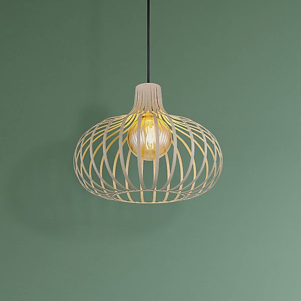 Hängeleuchte Mateo, creme/sandfarben, Metall, Ø 40 cm günstig online kaufen