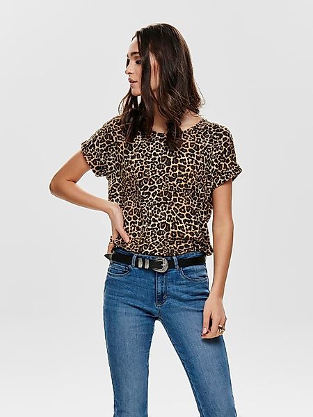 ONLY Kurzarmshirt ONLMOSTER AOP S/S TOP günstig online kaufen