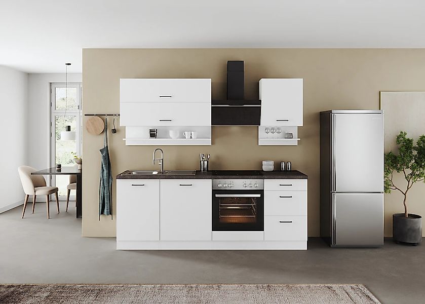 KOCHSTATION Küchenzeile "KS-Frieda Breite 220 cm" wahlweise mit E-Geräten, günstig online kaufen