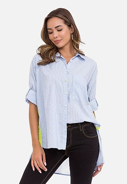 Cipo & Baxx Klassische Bluse, mit verlängertem Rücken günstig online kaufen