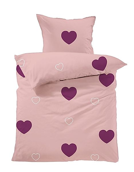 Lavea Bettwäsche Herzen, Set aus 1x günstig online kaufen