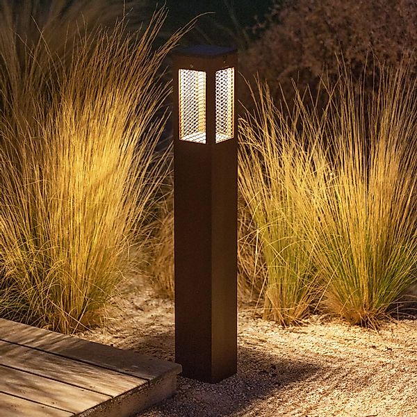 LED-Solar-Wegeleuchte Tradition Sensor Corten 90cm günstig online kaufen