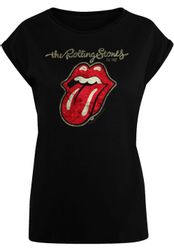 F4NT4STIC T-Shirt "The Rolling Stones Plastered Tongue Washed" Premium Qual günstig online kaufen