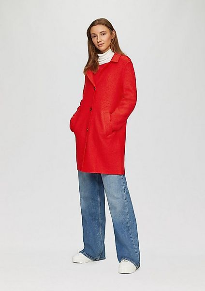 s.Oliver Funktionsmantel Outdoor-Mantel Ungefütterter Kurzmantel aus Wollmi günstig online kaufen