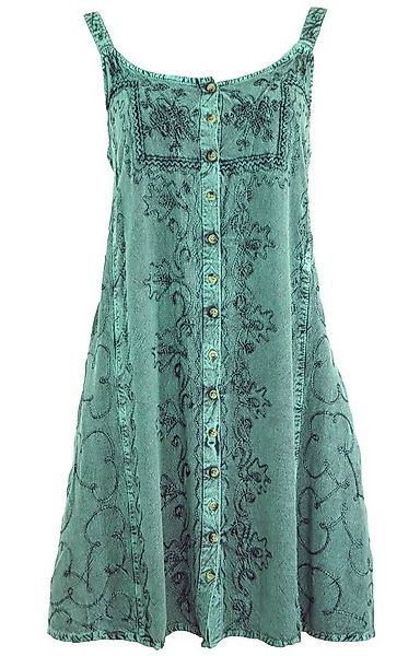 Guru-Shop Midikleid Besticktes indisches Kleid, Boho Minikleid -.. alternat günstig online kaufen