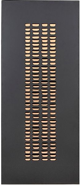 Casablanca by Gilde Wanddekoobjekt "Wandrelief rechteckig Torus schwarz H. günstig online kaufen