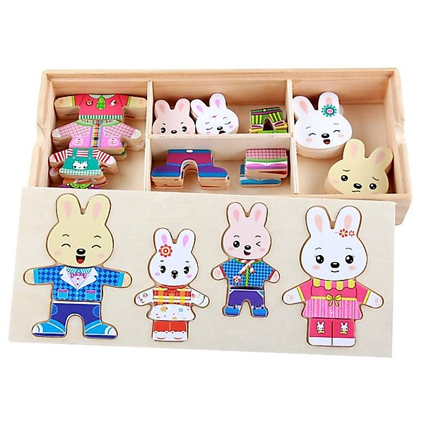 CLTYQ Lernspielzeug Kinder Holzpuzzle, Holz-Puzzle Box, günstig online kaufen
