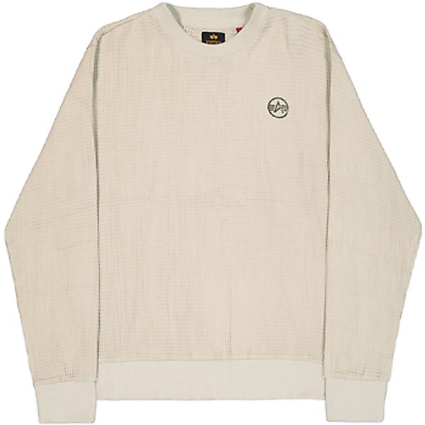 Alpha Industries  Sweatshirt Studio Waffle Sweatshirt - organic beige günstig online kaufen