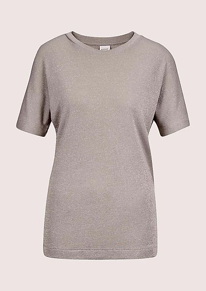 MADELEINE Kurzarmshirt "Glitzershirt Glamouröses Stretch-Oberteil" günstig online kaufen