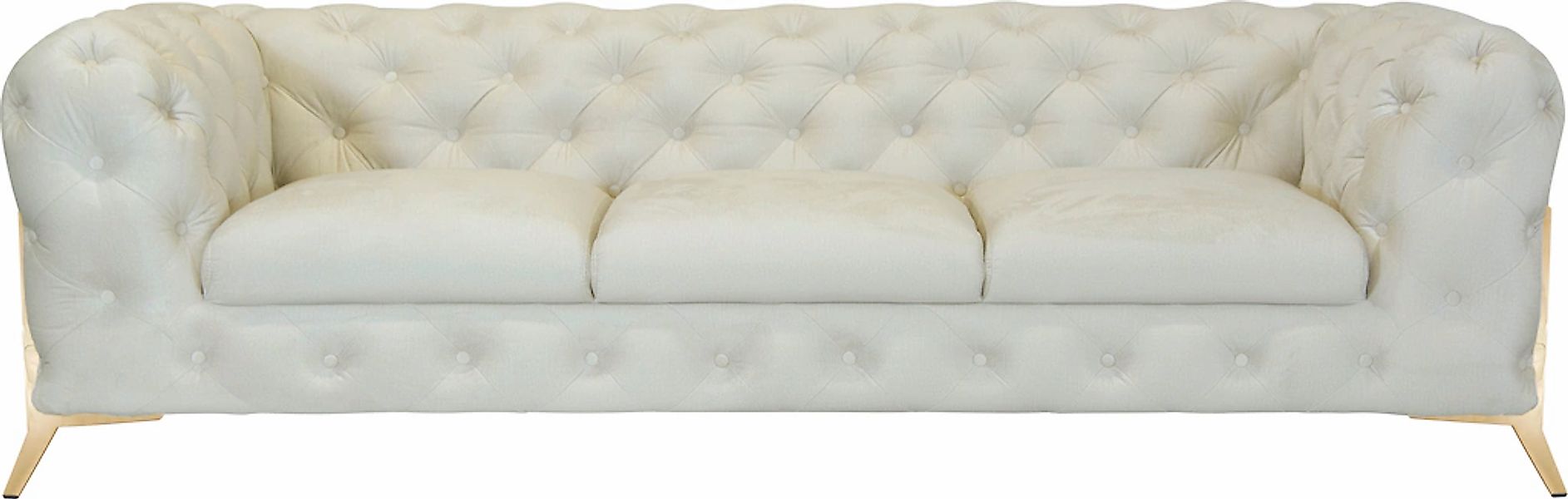 Home affaire Chesterfield-Sofa "Amaury" aufwändige Knopfheftung, moderne Ch günstig online kaufen